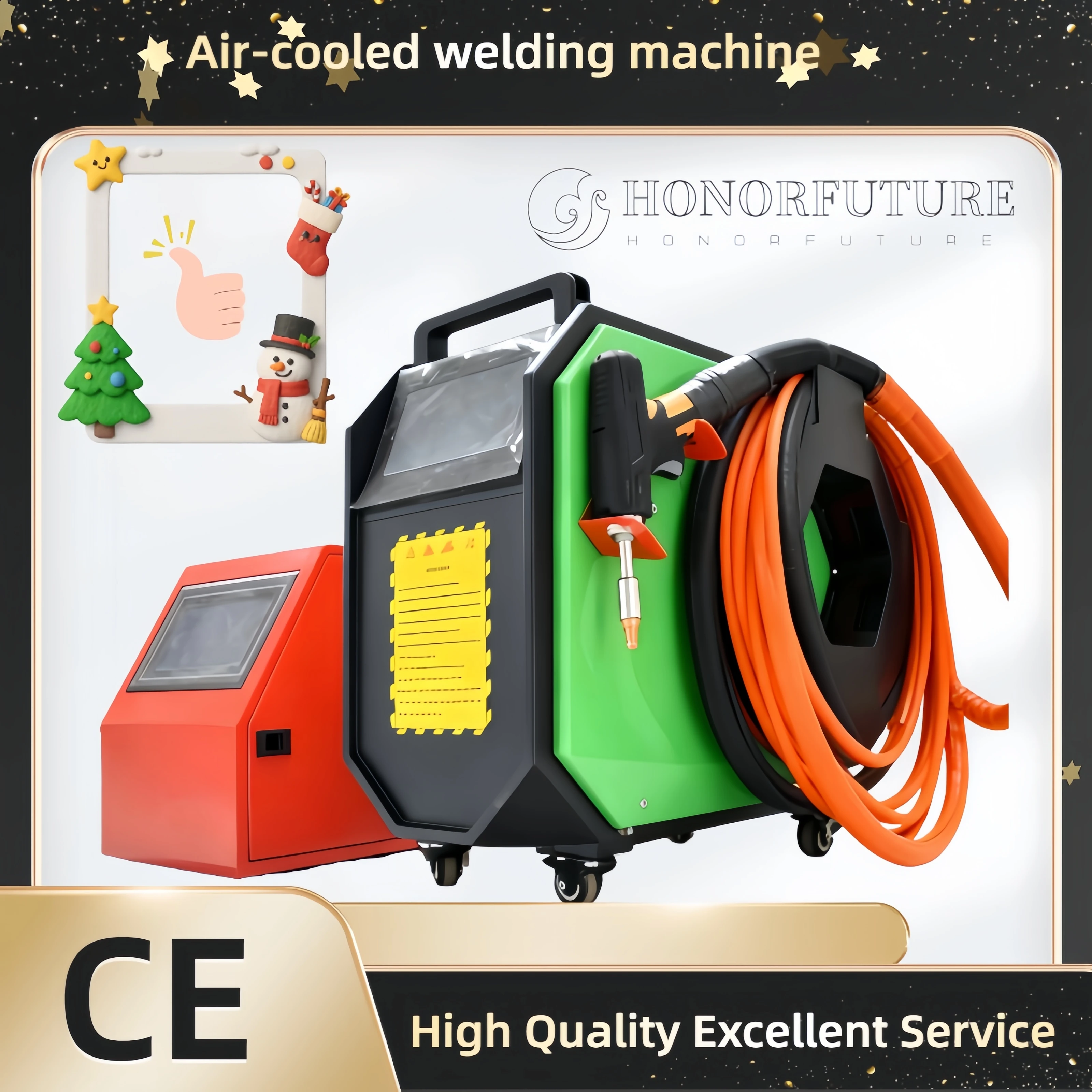High Stability Lightweight Portable Laser Welding Machine 1500w 2000w 3000w Air Cooled Cleaning Cutting Metal Iron AL for Sale
