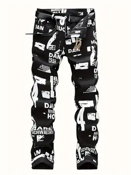 10 best sales Calça jeans com fivela falsa - №9