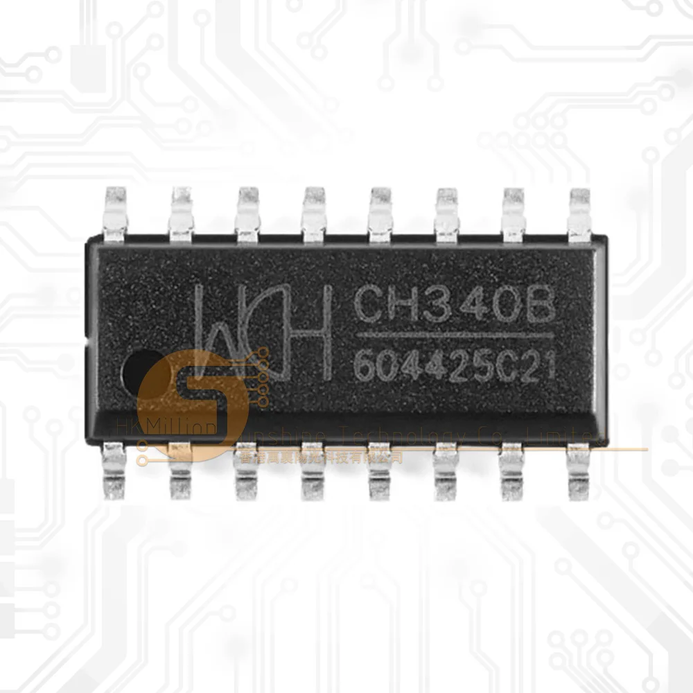 

50-200PCS/Lot CH340B CH340 DIP-16 Electronic Components Integrated Circuit
