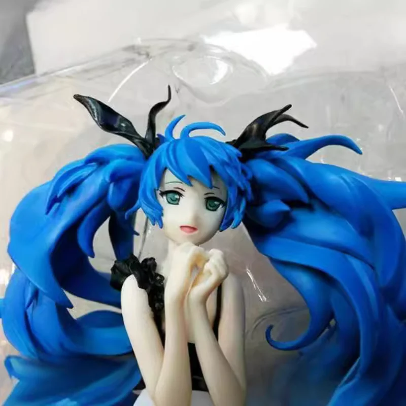 18cm Hatsune Miku pozycja siedząca wirtualna piosenkarka dziewczyna model figurki statua chłopcy kolekcja dekoracja stołu ozdoba zabawki prezent