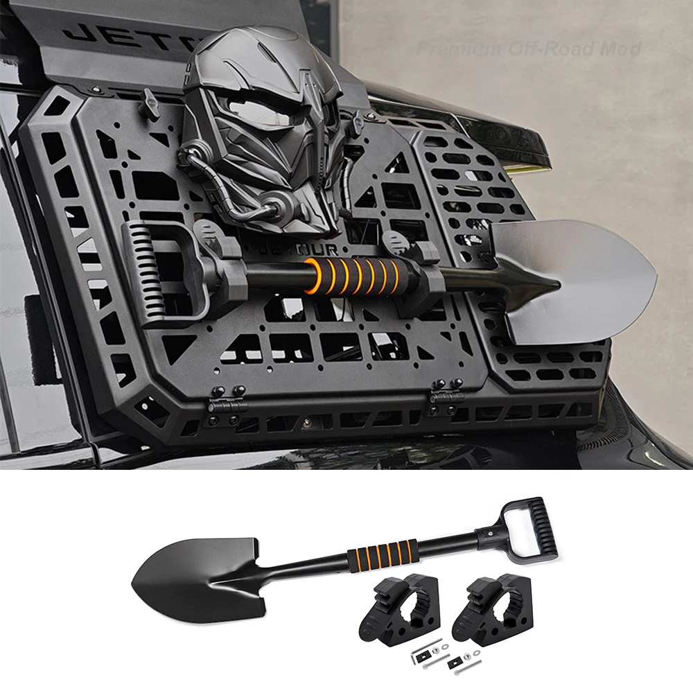 Applicable for 2021-2025 Tank 300/400 Rear Side Window Armored Mesh Punisher Mask Engineer Shovel Modification Accessories