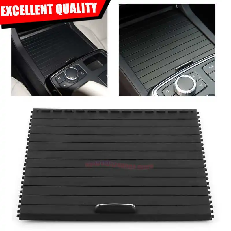 1666805802 Black Center Console Roller Shutter Cover For Mercedes Benz ML GL GLS GLE W166 W292 Interior Accessory