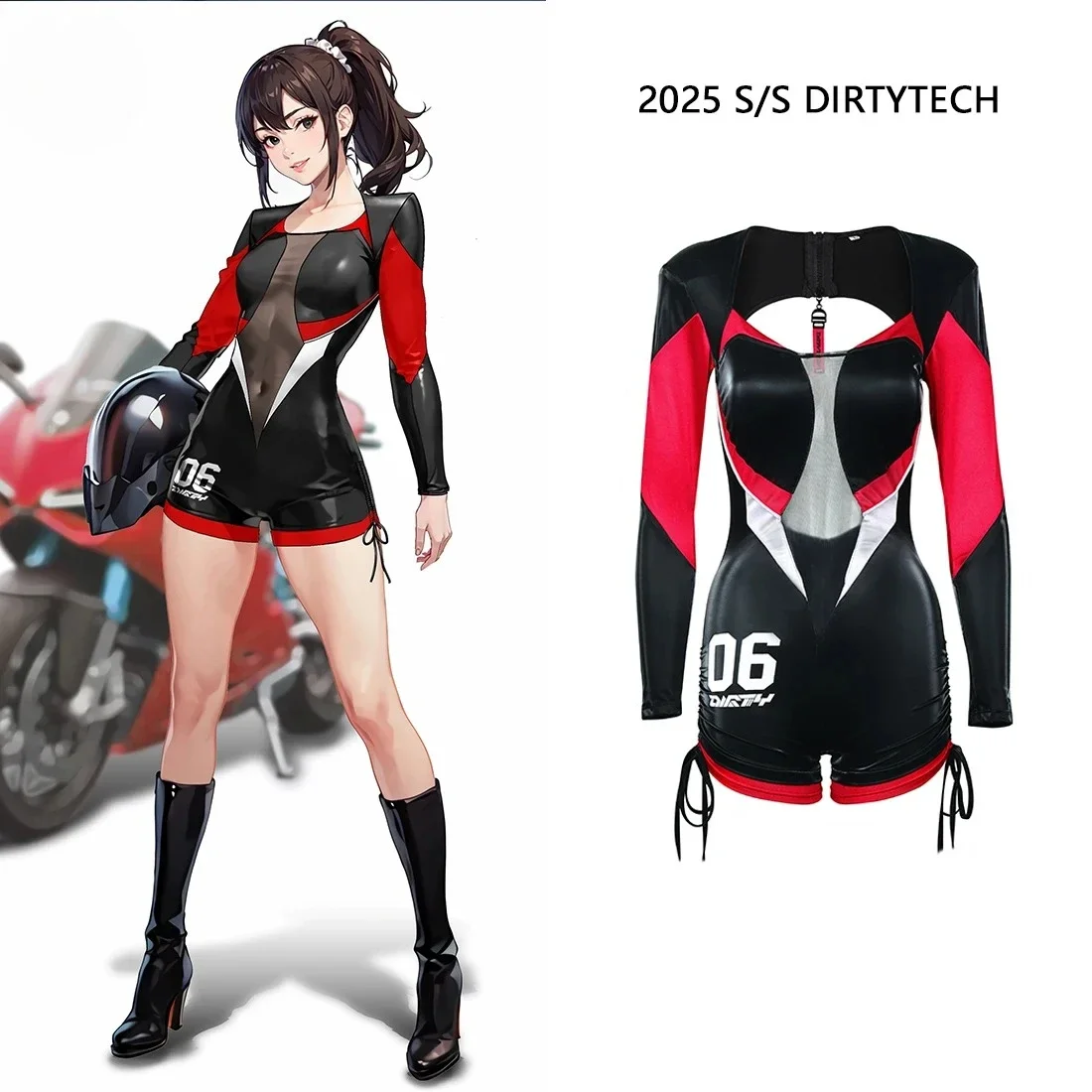 

Dirty Tech японский школьный кит косплей SUKUMIZU Zenless Zone Zero Jane Doe мотоциклетная форма костюмы на Хэллоуин для женщин2026