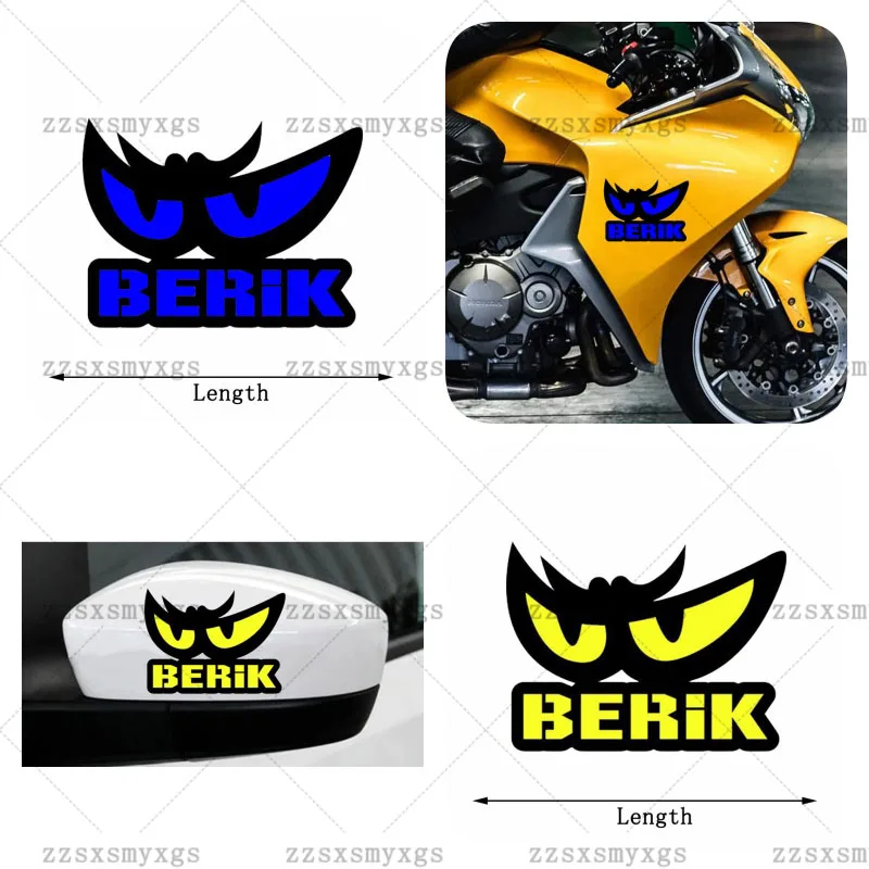 Наклейки для автомобиля BERIK Big-Eyed Kid, подходят для кузова автомобиля, бампера, лобового стекла, мотоциклетного шлема, багажника, ноутбука, виниловые наклейки, автомобильные аксессуары