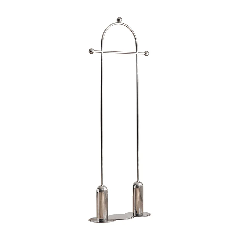 

Nordic retro simple ins stainless steel wabi sabi coat rack hanging hanger