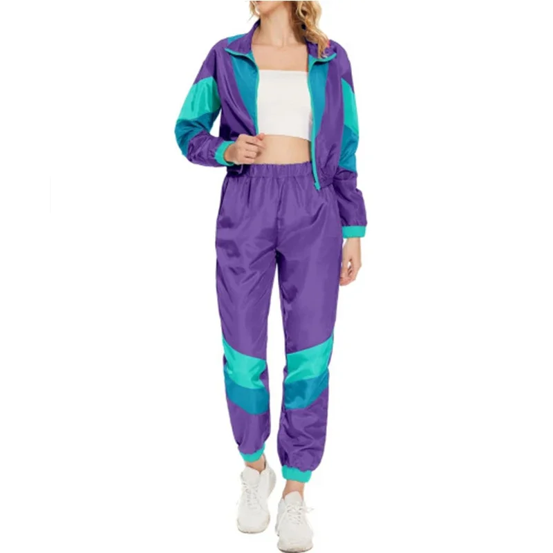 

Halloween Cosplay Retro Disco Tracksuit Hip Hop Cosplay Party Stage Costume TV & Movie Inspired Halloween Costume