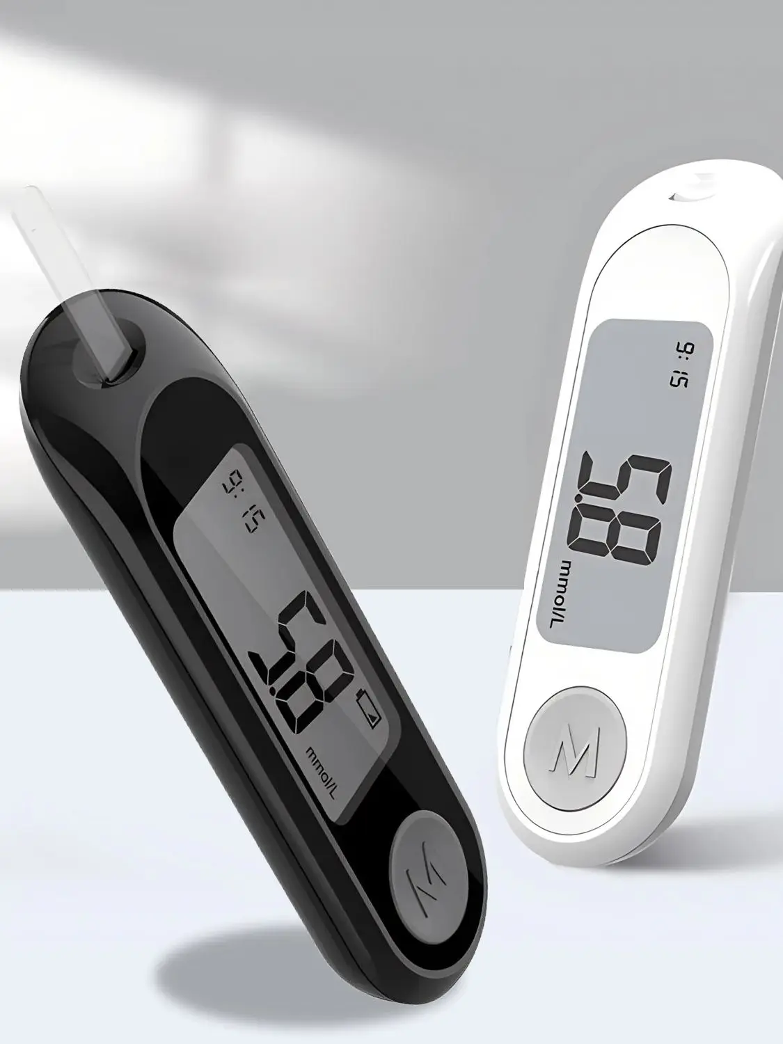 Medidor De Açúcar De Glicose No Sangue, Diabetes Testing Kit, Lancet Machine, Glucometer, 50Pcs