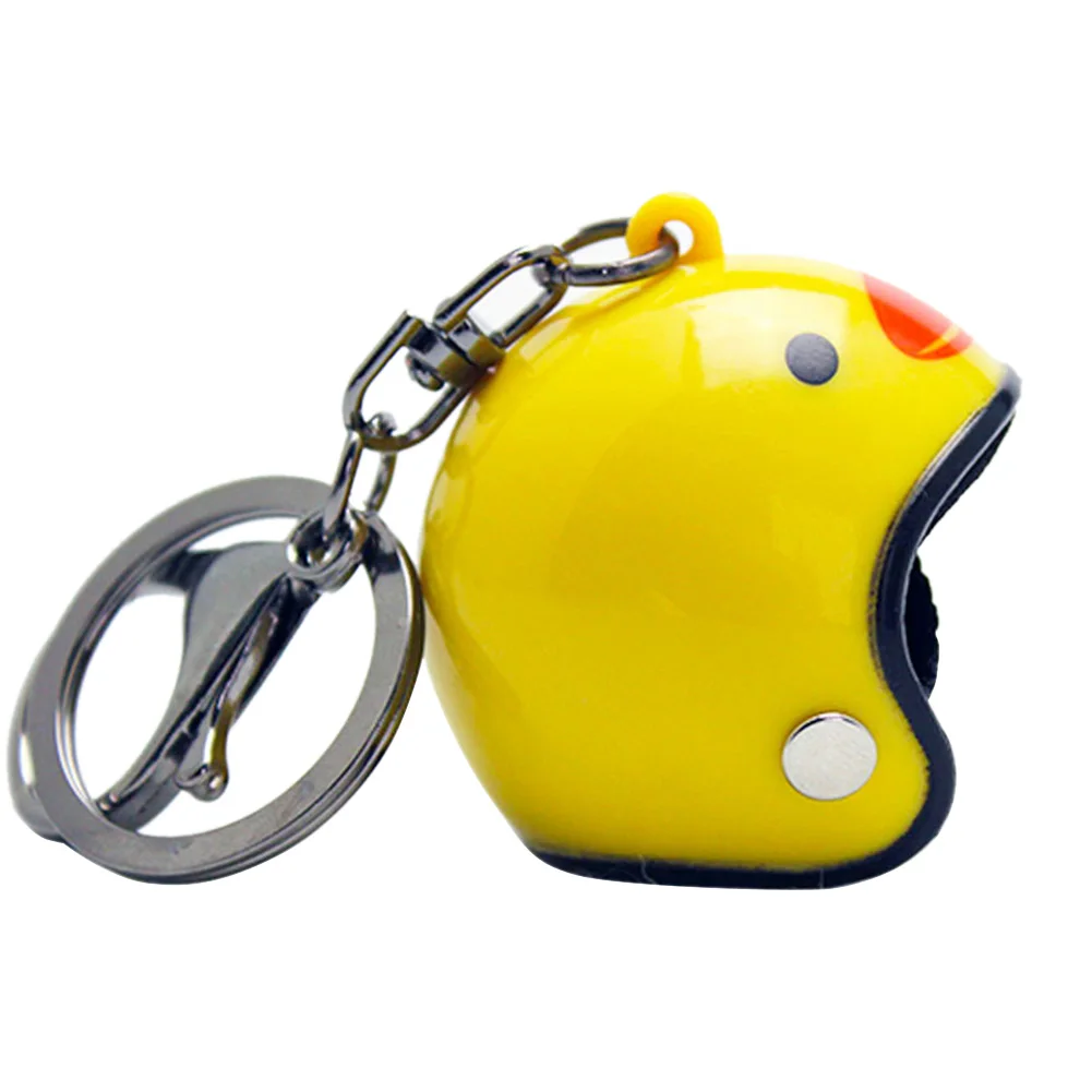 New Motorcycle Helmets Key Chain Women Men Cute Safety Helmet Bike Car Keychain Bags Hot Key Ring Gift Jewelry Wholesale