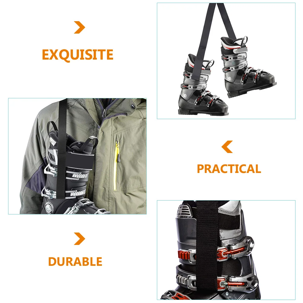 

1pc Premium Ski Boots Carrying Leash Adjustable Roller Skates Shoulder Strap Durable Outdoor Skating Sling Portable Ice Skates