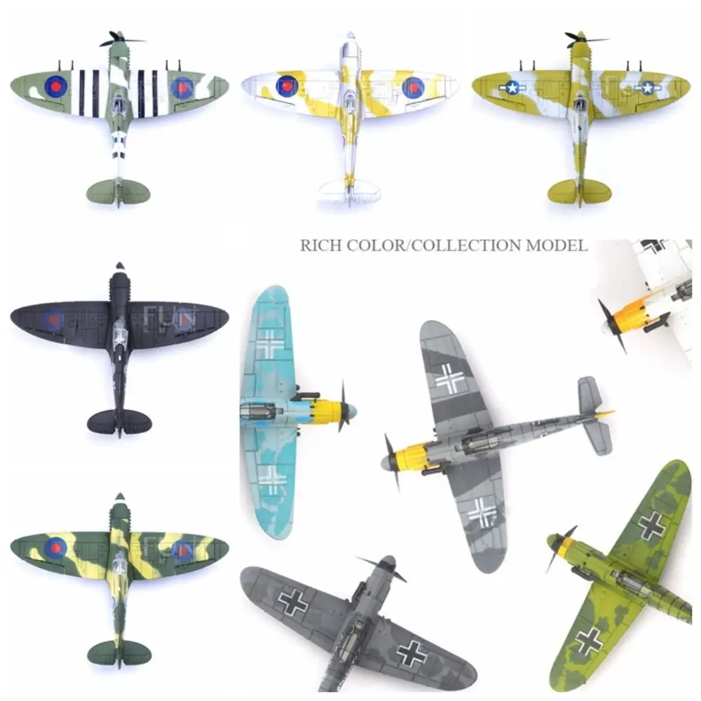 Fighter Assemble Fighter Assemble Blocks Hurricane Fighter Blocks Model samolotu Model samolotu 4D Diy