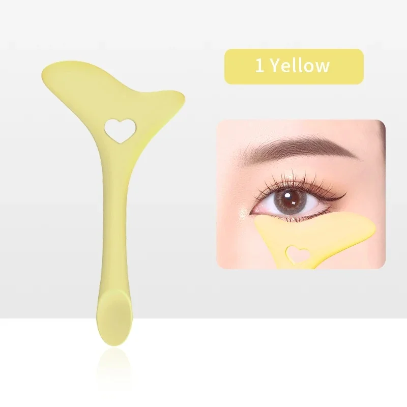 Multi-functional Eyeliner Stencil Wing Tips Silicone Eyeliner Aid Marscara Drawing Lipstick Wearing Aid Reusable Makeup Tools