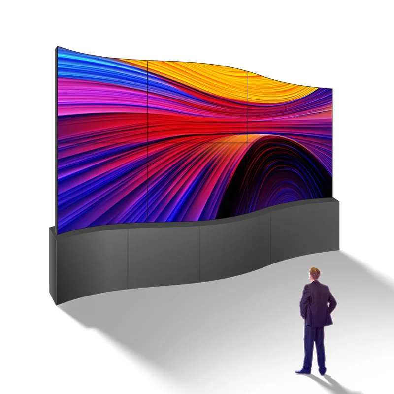 Custom 2x2 3x3 Thin Flexible Curved OLED Video Wall, Advertising Display, AliExpress Best Selling High Quality