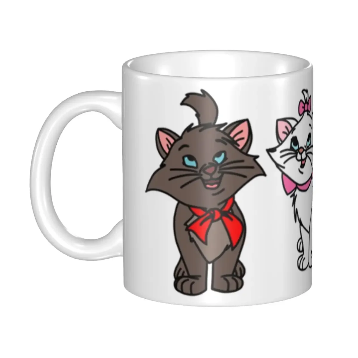 Cartoon Animation Marie Coffee Mug DIY Custom Anime Cat Ceramic Mug Creative Present Outdoor Work Camping Cups And Mugs