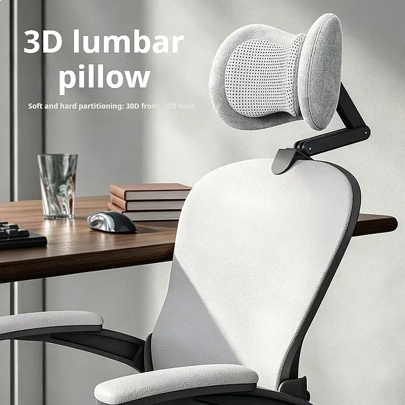 Memory Foam Headrest Attachment for Office Chair, Adjustable Neck Support Desk Chair Head Pillow