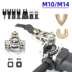 Angle Grinder Conversion Head Kits Adapter M10 M14 Thread for100 125 Type Polisher Polishing Oscillating Tool