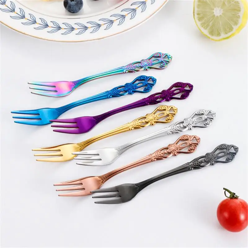1/2/3PCS Stainless Steel Cutlery Set Gold Dinnerware Royal Tea Spoon Forks Knives Kitchen Western Dinner Silverware Tableware