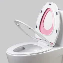 Universal Thickening Toilet Seat Lid, Slow Drop Cover, Toilet Accessories, Household, tapa de baño wc