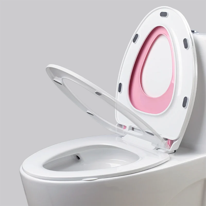 Universal Thickening Toilet Seat Lid, Slow Drop Cover, Toilet Accessories, Household, tapa de baño wc