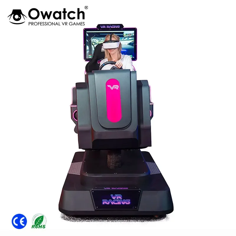 Speed eding F1-Car Race Game Machine, 9D VR Racing Simulator, Arcade Driving Simulator, Equipamento de realidade virtual, 3 DOF