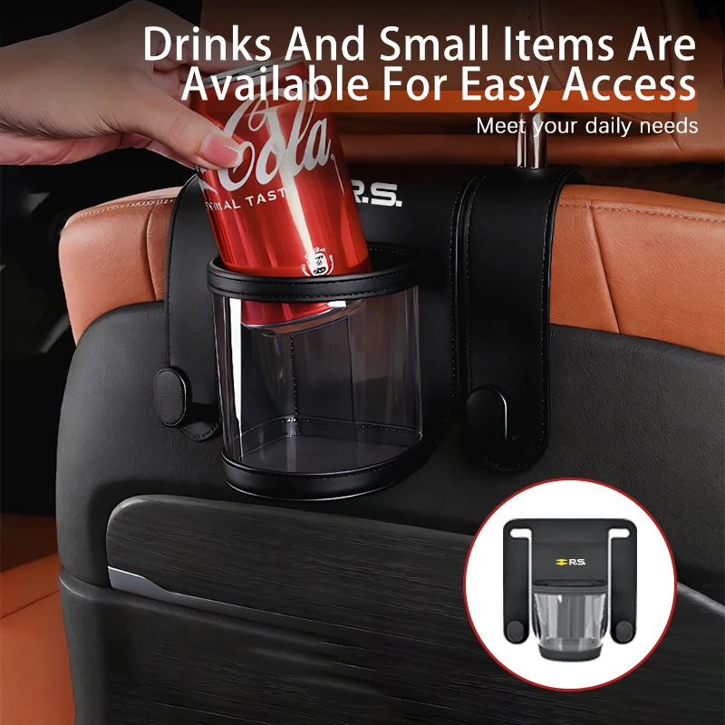 Car Cup Holder Drink Storage Bin Auto Back Seat Organizer Accessoriess For Renault Koleos Megane Espace Kadjar Duster Symbol