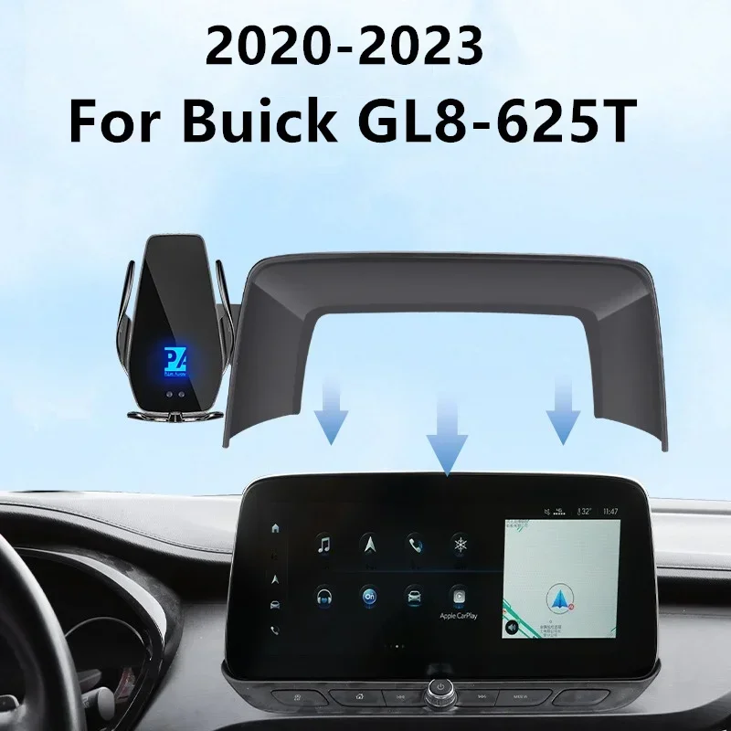 

For 2020-2023 Buick GL8 652T Car Screen Phone Holder Wireless Charger Navigation Modification Interior 12 Inch Size