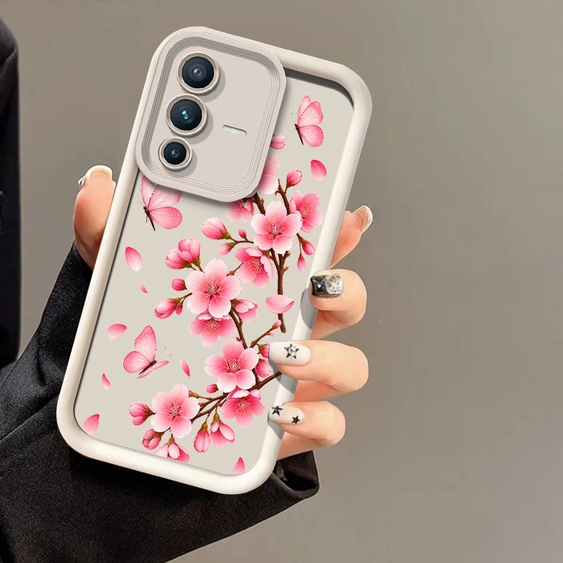 Pink Cherry Blossom Print Phon - Vivo V40 review and price