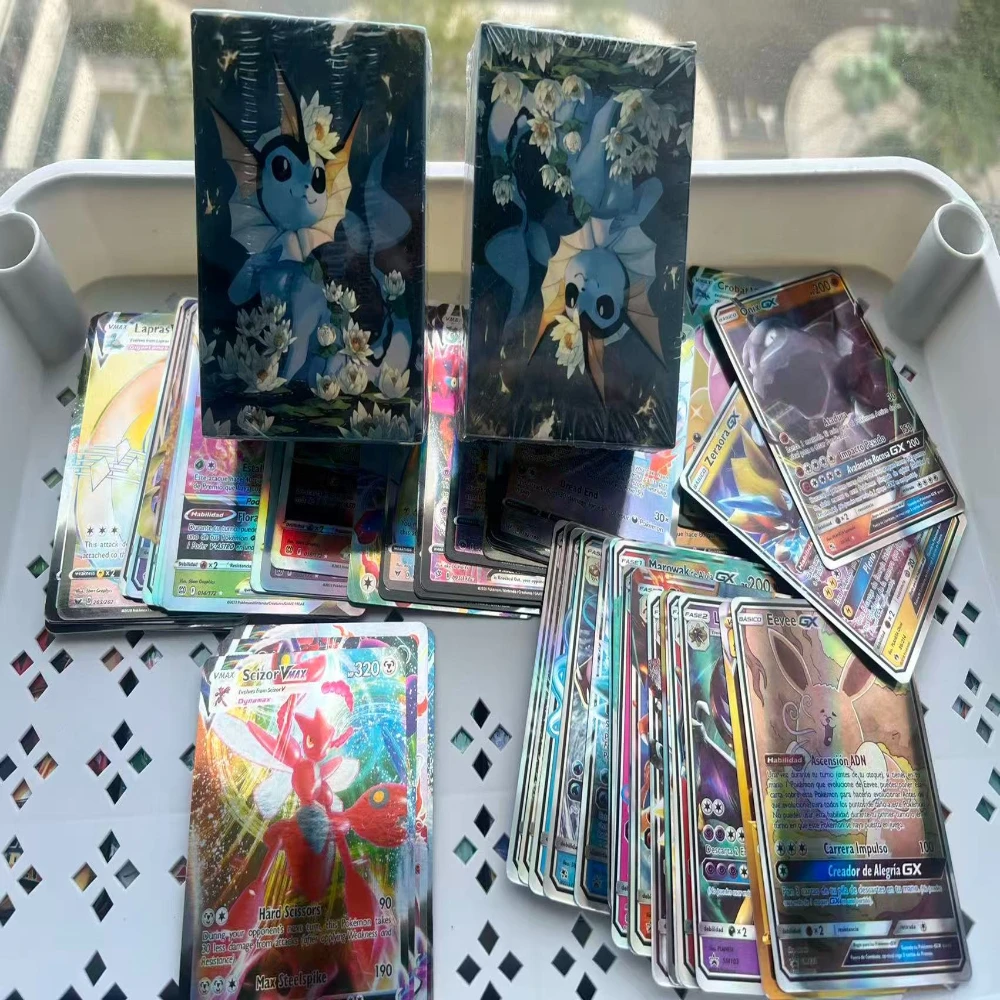 بوكيمون بطاقة الألعاب لتقوم بها بنفسك PTCG جمع بطاقات بيكاتشو Gengar Zekrom GX V VMAX VSTAR لعبة كلاسيكية أنيمي بطاقة هدية لعبة #2