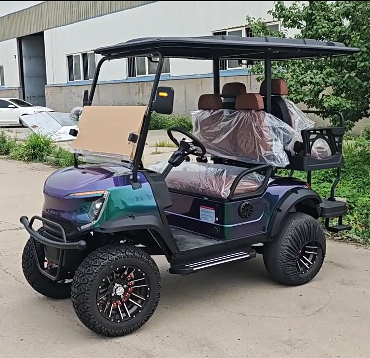 New Design Premium Electric Golf Cart Street Legal Option for Neighborhood Driving Leisure Parks and Campus Mobility