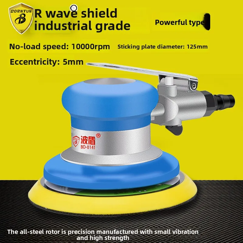 Bodun 5inch Disc-Type Pneumatic Polishing Machine 125mm Air-Powered Sanding Machine Sandpaper Machine Grinder Bd-0141