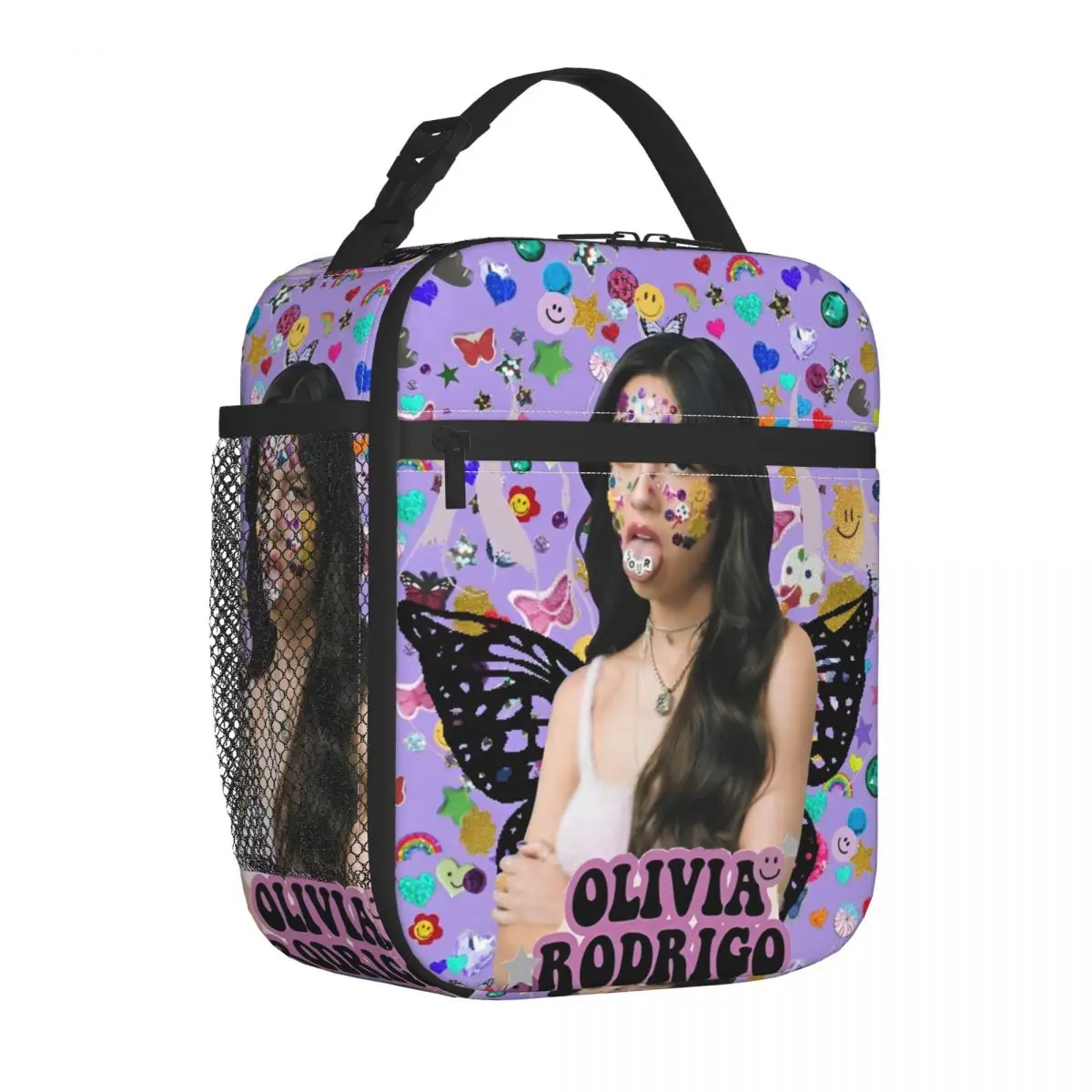 Olivia Vampire Rodrigos Sour Design Insulated Lunch Bag Large Lunch Container Cooler Bag Tote Lunch Box College Picnic Men Women