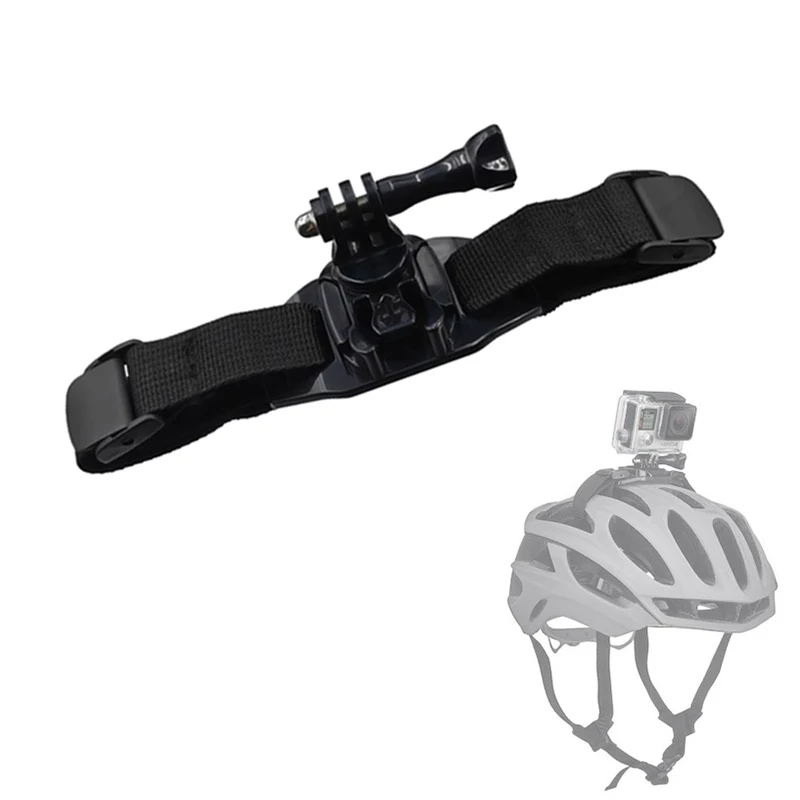 Adjustable Bike Helmet Strap Head Belt Mount Holder Adapter for GoPro Hero Insta360 SJCAM AKASO DJI Action Camera Accessories