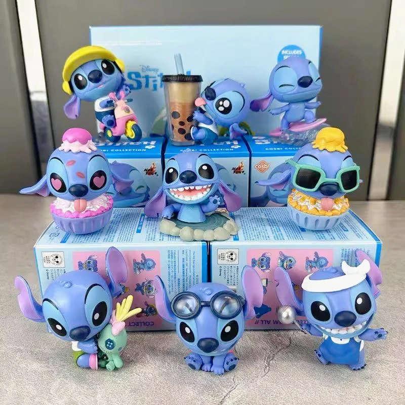 

Anime Figure Lilo & Stitch Blind Box Toys Kawaii Stitch Action Figures Model Toy Collection Desktop Ornaments Children Gifts