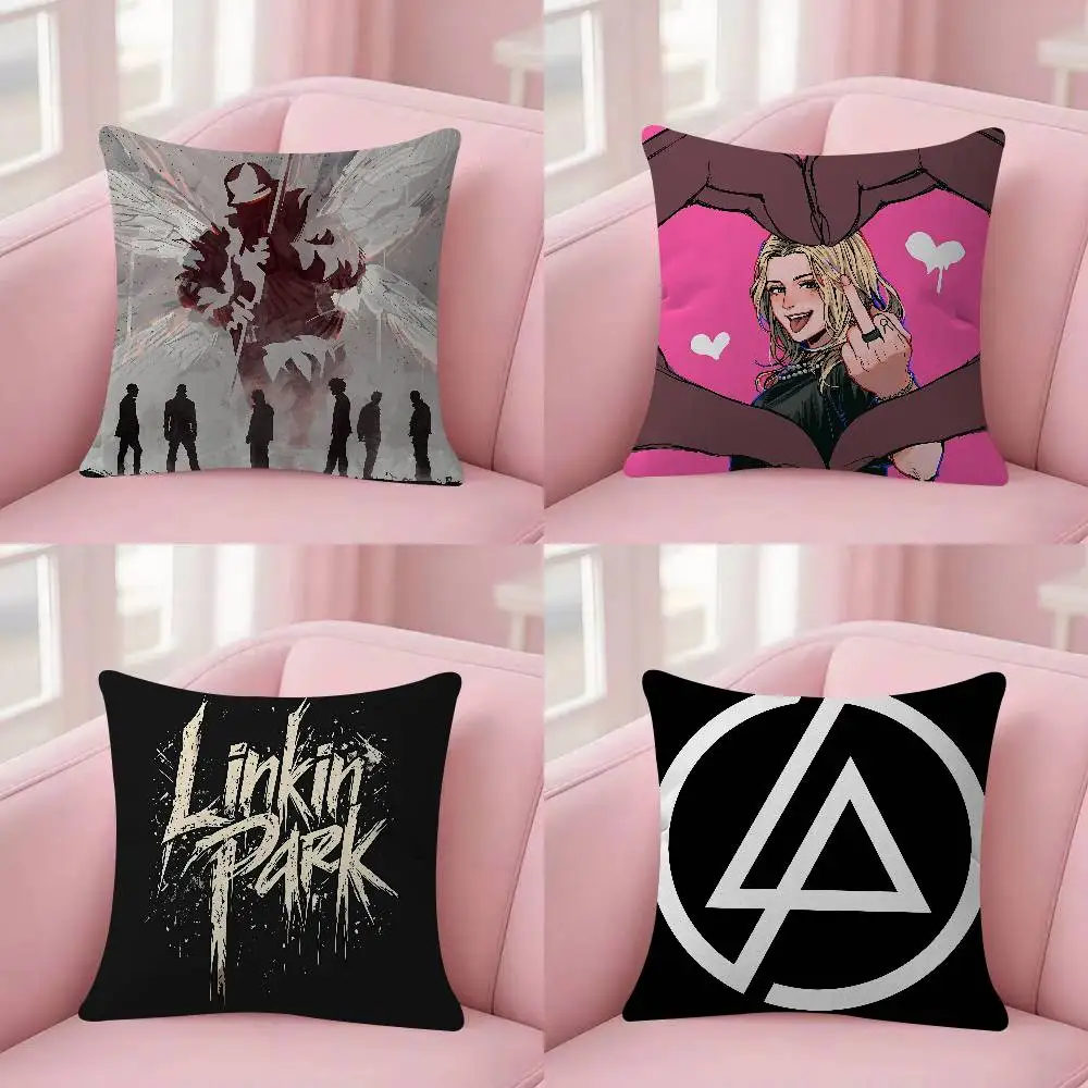 Rock Band L-Linkin ParkS Pillow Dust Cover Bedroom Kids Party Decoration Pillowcase Birthday Children Gift