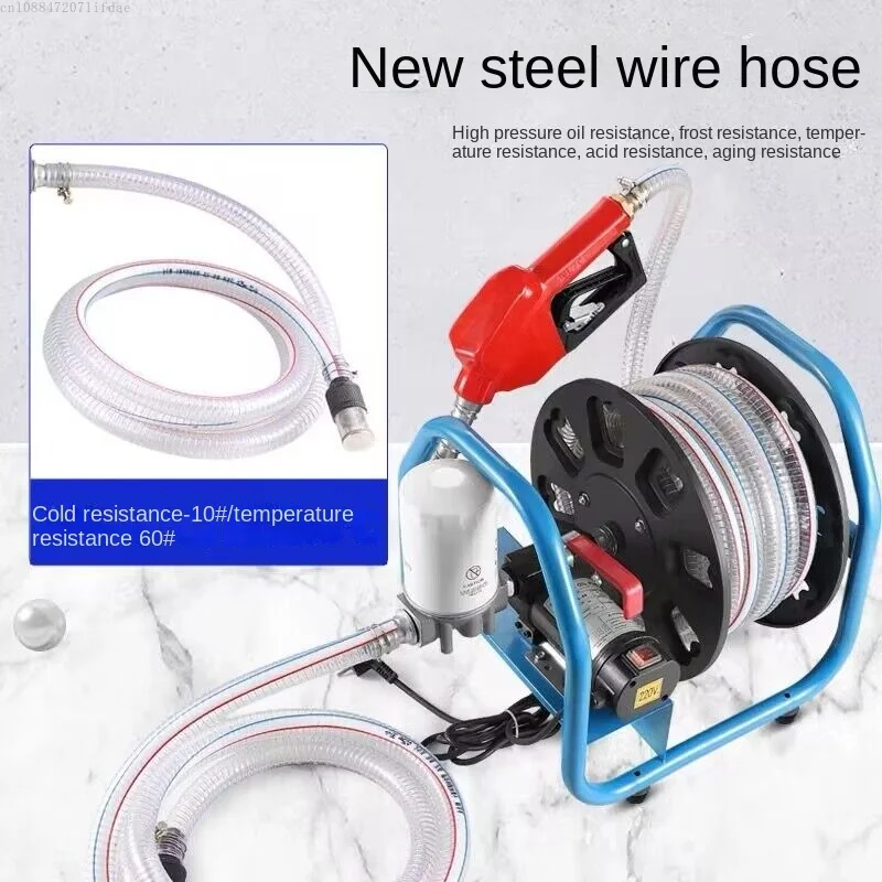 

Surprise Price 380W Electric Oil Pump Diesel 12V24V220V Volt Tanker Vehicle Small Pump Equipment Portable Pump 50