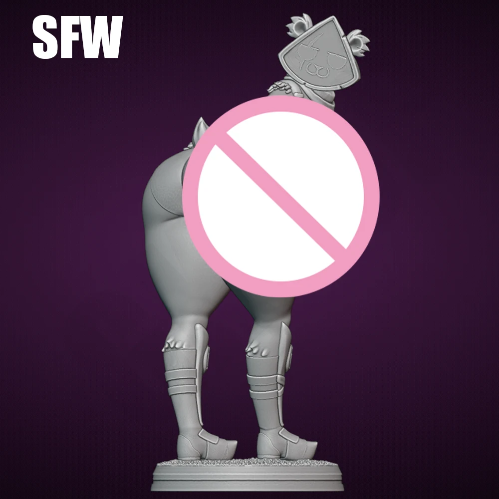 Kit de modelo de impresión 3d, líder de equipo de tiro Sexy NSFW, Kit de modelo de figura de resina, estatua de reducción en miniatura DIY, Kit sin pintar, Juguetes, 1/24