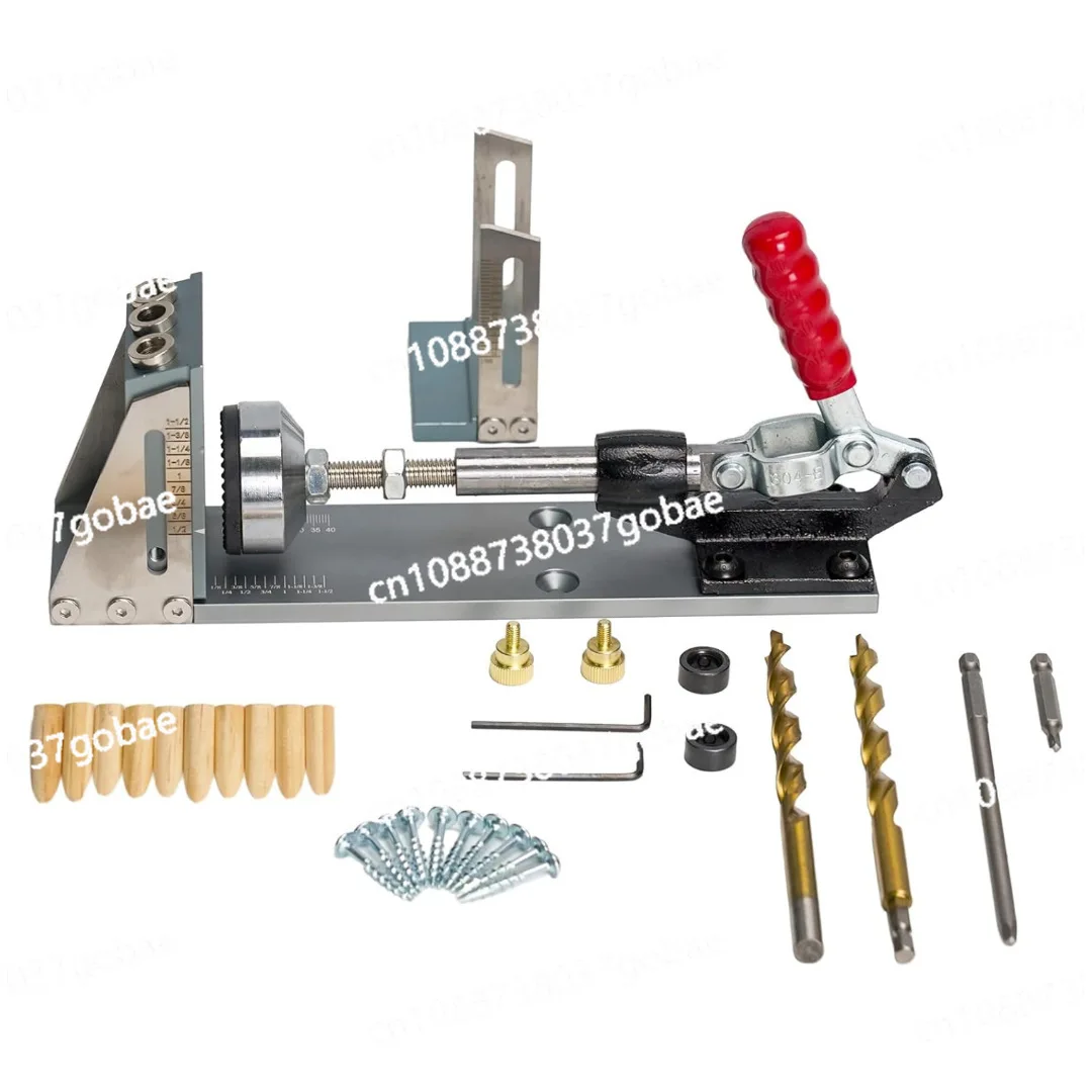 New second-generation woodworking oblique hole positioner hole drill pocket fixture