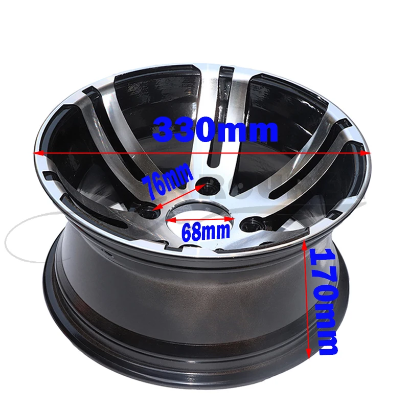 GO KART KARTING UTV Buggy Aluminum Alloy Hub 25X8-12 205/30-12 Inch ATV Wheel Rim