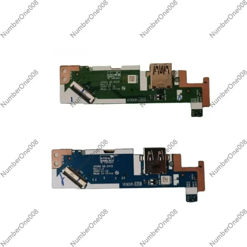 

Laptop Power Button USB Board for Parts Replacement, Switch Board with Ribbon Cable for IdeaPad 15S ITL ALC, HS561 NS-D522 HS560