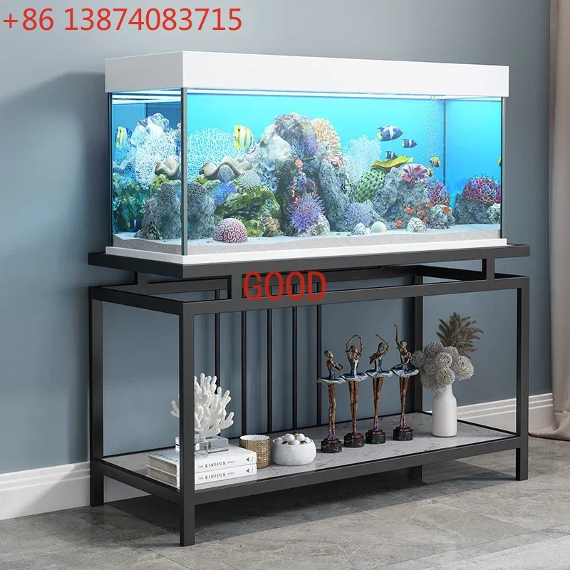 Cabinet Iron Side Table Hallway Table Home Living Room Aquarium Storage Rack