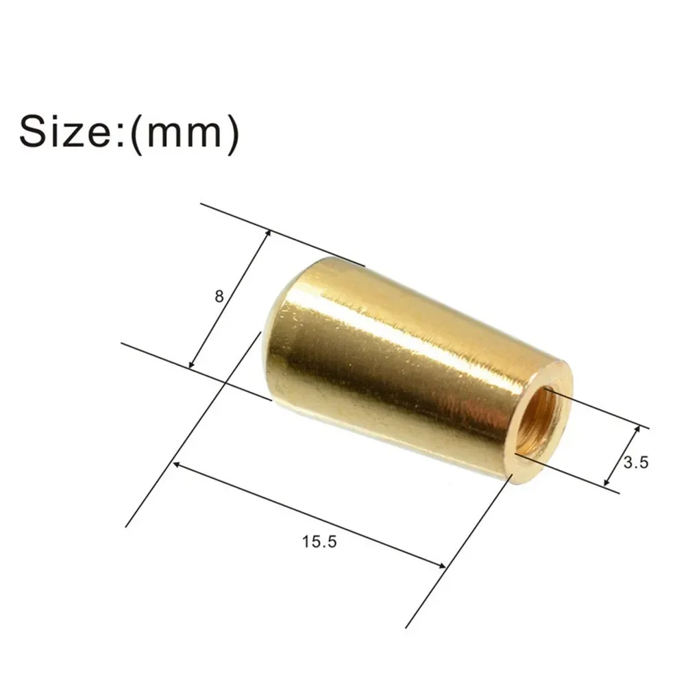 금속 3 방향 토글 스위치 팁 교체 스위치 팁, Les Paul 또는 SG 스타일 일렉트릭 기타 부품 스위치 팁, 3.5mm 나사