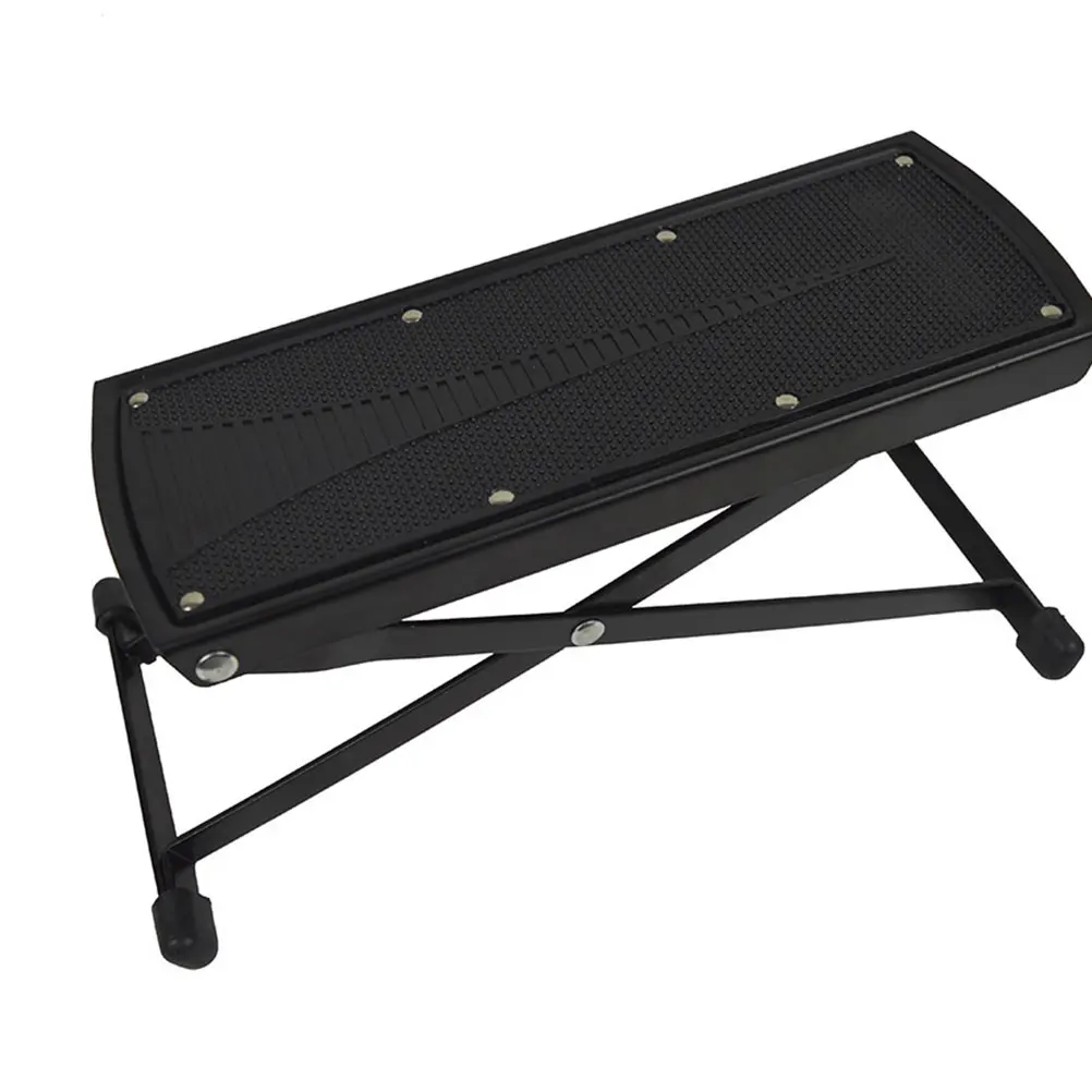

Adjustable Guitar Footstool Non- Rubber Pedal Sturdy Guitar Accessories Musician Tool