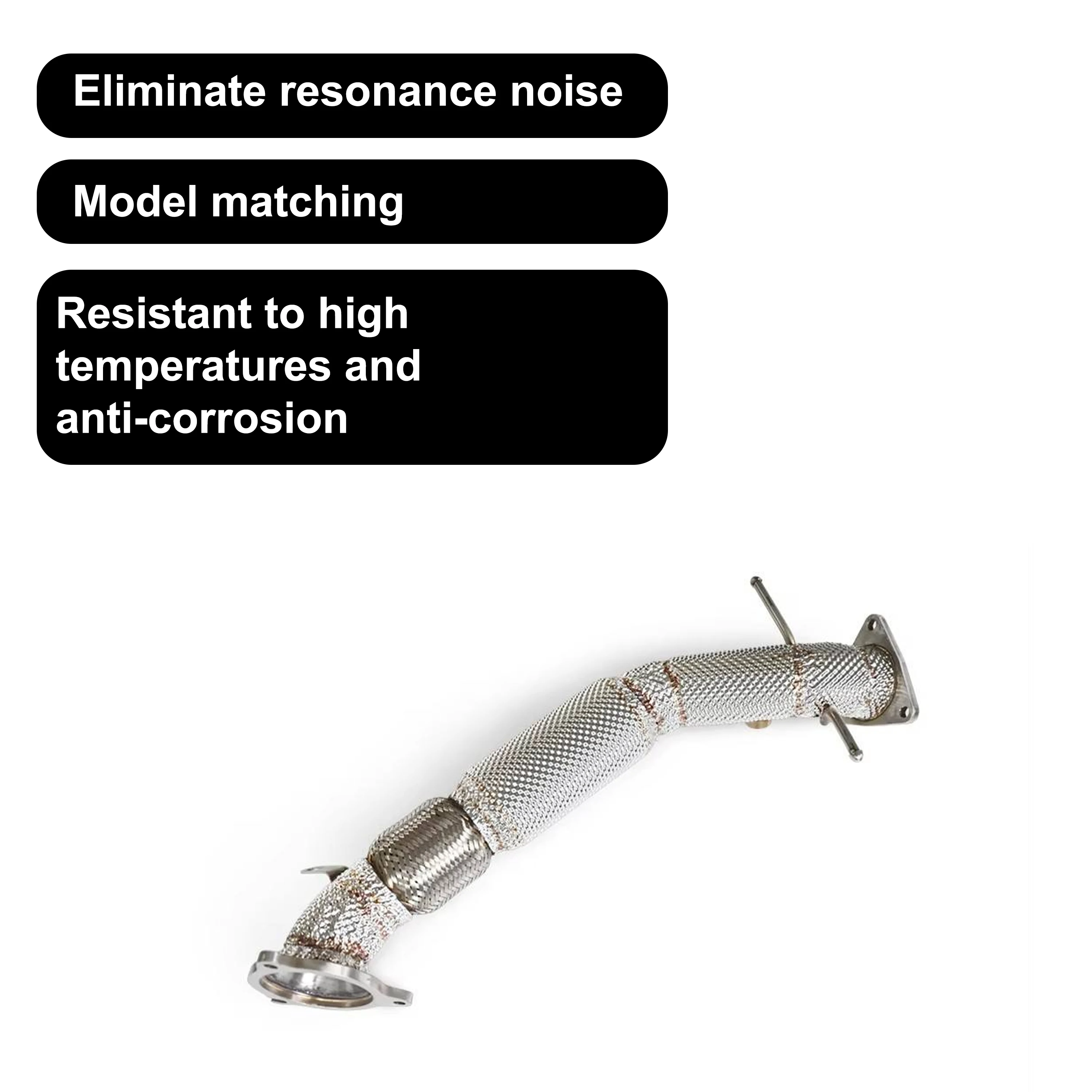 ACE Downpipe für Land Rover Range Rover Evoque 2.0T 2016-2019 Hochleistungs-Auspuff Sport-Kat Downpipe Auspuffrohr Auto-Zubehör – Detail 9