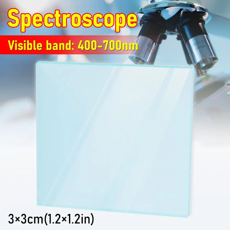 1 Stück 50r/50t optische Strahlteiler platte optische Laser linse für Spektro photometer laser Spektrum analyze geräte 30x30mm – Detail 6
