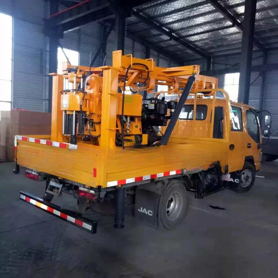 High quality new truck mounted water well drilling rig machine / rotary water drill rig / borehole drilling rig