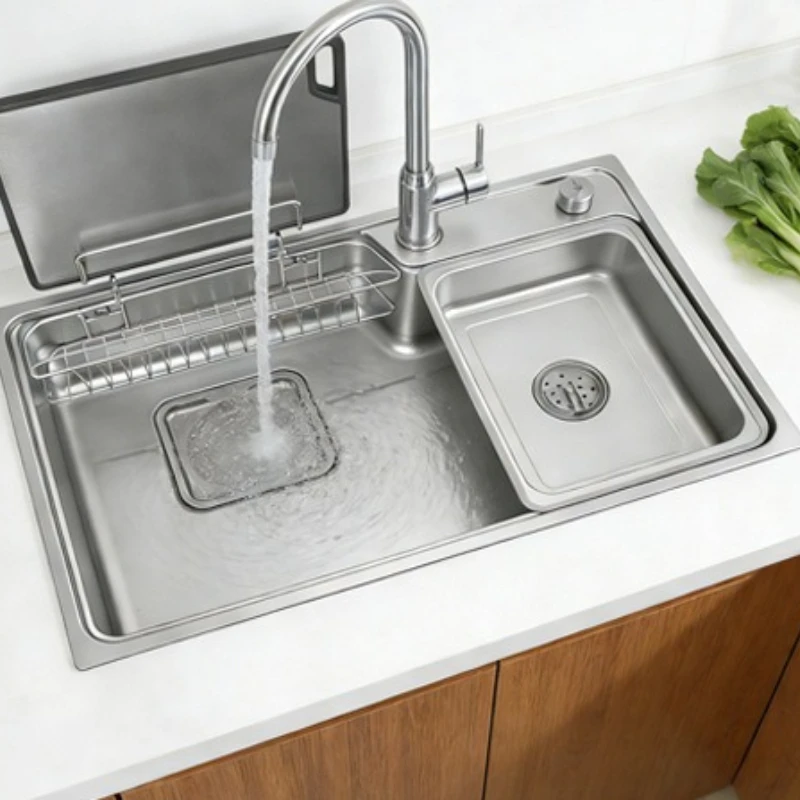 Thickened Kitchen Sinks Stainless Steel Water-resistant Kitchen Sinks Durable Nice Home Improvement Lavelli Da Cucina ZY40SC