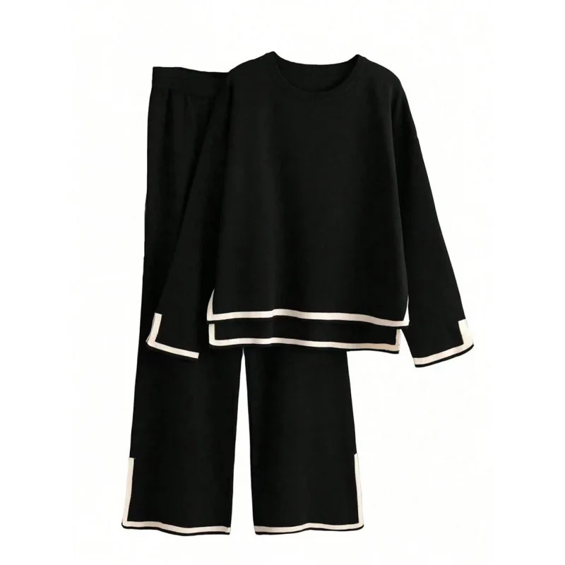 

Women's Knitted Home Set Summer Fashion Ensemble Comfortable Breathable Materials Spring Collection Casual Chic Style