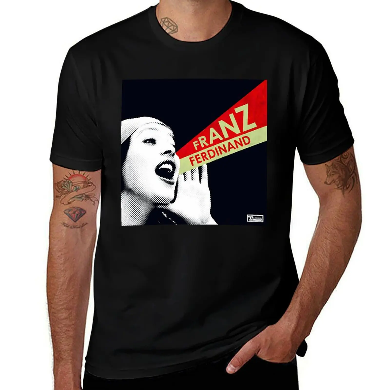 

Franz Ferdinand T-Shirt anime cotton graphic tees topping mens designer t shirt