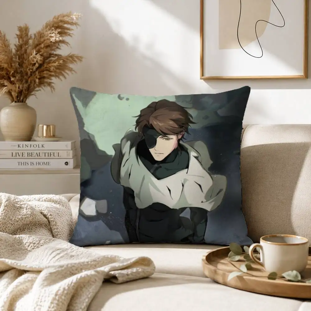 A-Aizen S-Sousuke Holographic Shiny Pillow Case Cushion Cover Throw Pillow Case For Car Sofa
