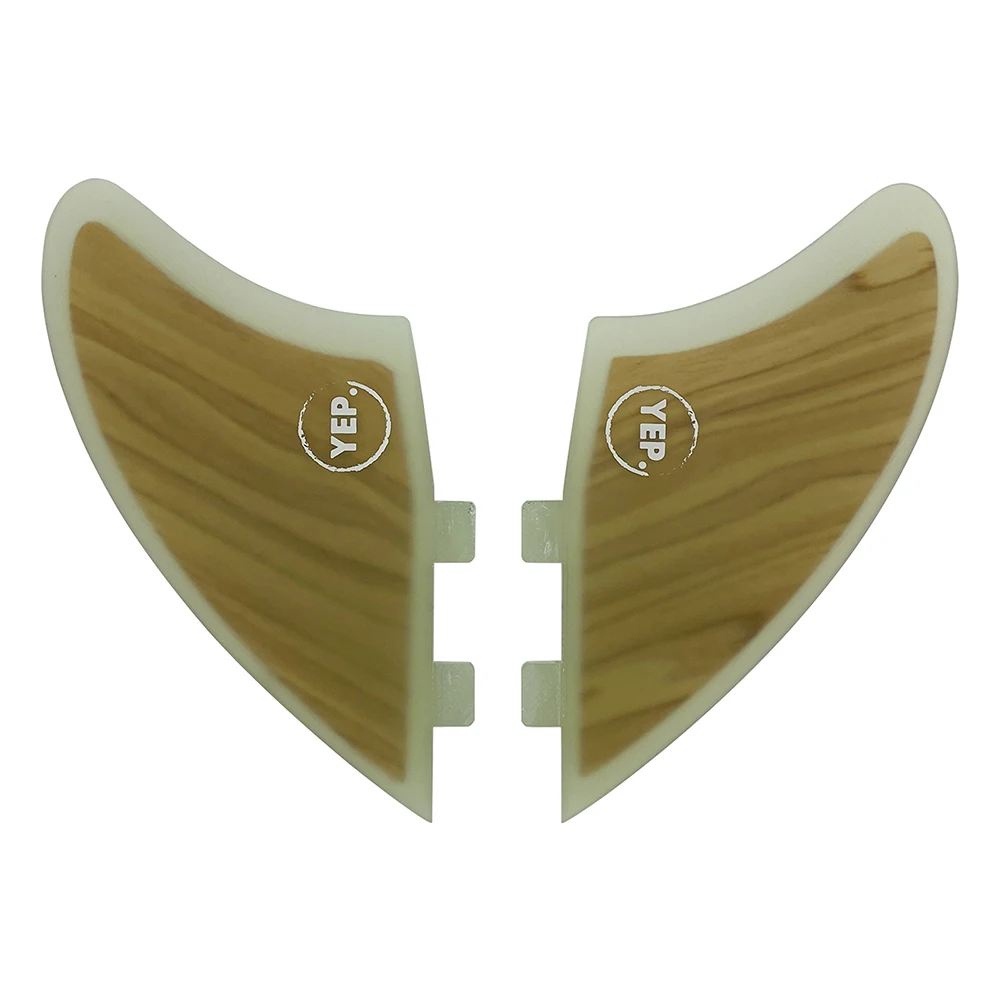 Surfboard Fins For UPSURF FCS Fin Plugs Twin Set Surfing Fins Fiberglass Keels For Short Board Fins Bamboo K2 Fins Quilhas