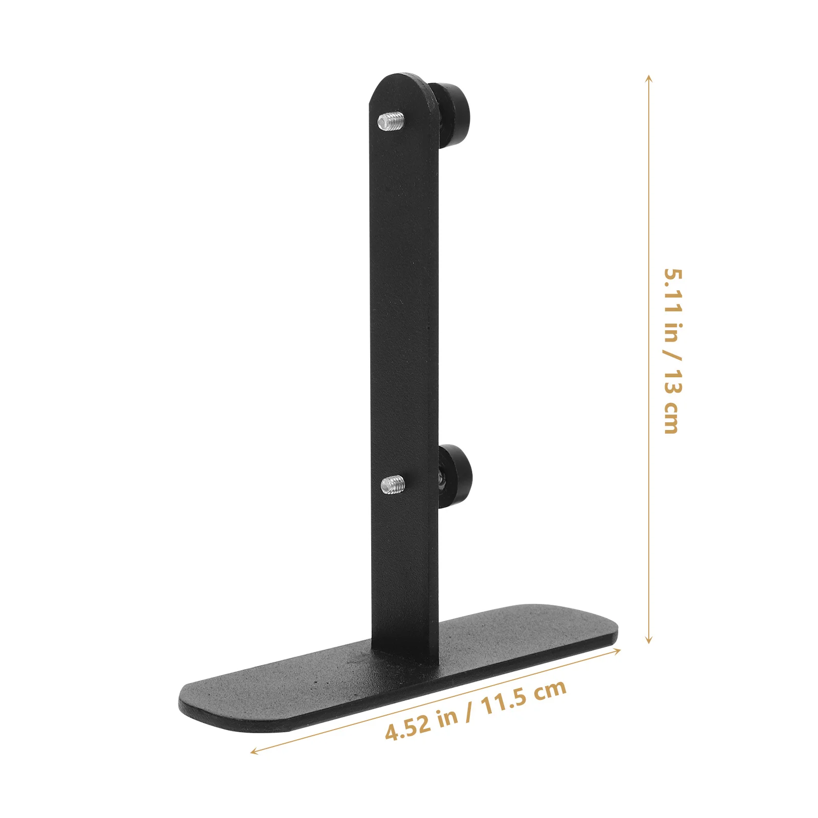 2pcs T Stainless Steel Panel Desk Support Heavy Duty Durable Rust Resistant Table Top Display Stand Desk Stand Accessories